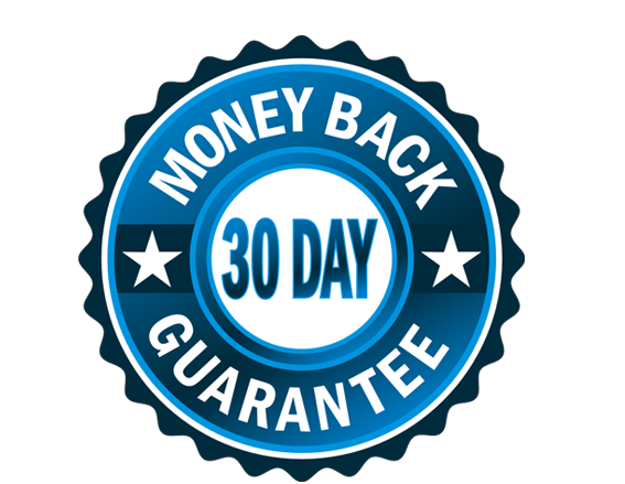 30 Day money back guarantee badge